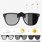 Vyri&scaron;ki fotochrominiai lę&scaron;iai atlenkiami užsegami saulės akiniai moterims lauko vairavimo saulės akiniai