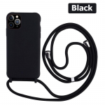 Crossbody Lanyard silikoninis dėklas, skirtas iPhone 16 15 14 13 12 11 Pro Max XSMAX XR 8 7 Samsung S25 S24 S23 S22 S21 Ultra Plus S21FE A15 A55 A16 A53 A14 A54 Samsung A35 5G