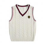 Vaiki&scaron;ka megzta medvilninė liemenė mergaitėms ir berniukams - mokyklinė ir choro uniforma 150cm