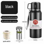 Didelės talpos 316 nerūdijančio plieno vyri&scaron;kas ne&scaron;iojamas termosas 600ml - Tea Separation