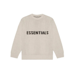 Fear Of God Essentials FW20 Megztinis su spaudiniu ir apvalia apykakle Amerikieti&scaron;kas sunkus megztinis Unisex megztinis Mėlynai žalias 0192508520005245 XL