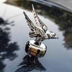 Automobilio gaubtas priekyje Eagle Ornament Badge 3D Eagle emblema Automobilių priedai