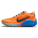 Nike Wildhorse 7 Total Orange Vyri&scaron;ki sportbačiai Žalias-Glow Signalinis-Mėlynas Obsidianas CZ1856-800 48.5