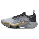 Nike Air Zoom Tempo Next% Flyknit Vilkolapis Pilkas Juodas Vyri&scaron;ki Sportbačiai Grynas-Platinos Baltas CI9923-008 39