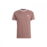 Adidas Originals Trefoil Logotipo Dryžuoti Trumpomis Rankovėmis Mar&scaron;kinėliai Vyri&scaron;ki Vir&scaron;utiniai Drabužiai Purvinai Rožiniai HM9326 XL
