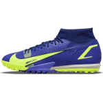 Nike Mercurial Superfly 8 Academy TF Jr. futbolo bateliai su rai&scaron;teliais, mėlyni, CV0953-474 40