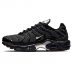 Nike Air Max Plus Juodos Suede Sidabriniai Moteri&scaron;ki Laisvalaikio Batai DQ0850-001 36
