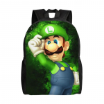 Animacinis personažas Luigi's Mansion Unisex Kuprinė Ne&scaron;iojamam kompiuteriui Mokyklinė krep&scaron;ys Kolegijos studento portfelis Lengvas pagrindinis dienos kuprinė Suaugusiems Paaugliams Vaikams