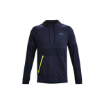Under Armour Rush Vienspalvis Logotipo Spaudinys Su Rai&scaron;teliu Gobtuvu Ilgomis Rankovėmis Džemperis Vyri&scaron;kas džemperis Tamsiai Mėlynas 1370450-410 L