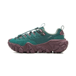 Li Ning Sand Dune Cushioning Slip Resistant Abrasion Resistant Support Low top Casual Shoes Women's Ink Green AGCV364-2 37.5