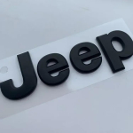 Skirta Jeep Skirta Jeep Grand Ženklelis Cherokee Wrangler Renegade Compass JK Patriot Automobilio Priekinio Variklio Dangčio Emblema Kėbulo &Scaron;oninė Galinės Bagažinės Ženklelis matinė juoda spalva