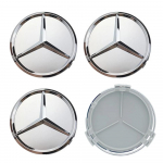 4 vnt. 75 mm automobilio ratų centriniai dangteliai, ratlankių stebulės dangteliai Mercedes Benz W204 205 A B C E S CLA CLK ML GLK GLA GLB GLC CLAS priedams