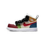 Air Jordan 1 Mid ALT SE TD Perlo baltumo, sportinio raudonumo DR6961-100 23.5 brown