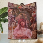 Melanie Martinez Muzikos Spausdinimo Antklodė Pikniko Antklodės &Scaron;ilta Antklodė Mink&scaron;ta ir Patogi Antklodė Namams Kelionėms Gimtadienio Dovana 130x150cm