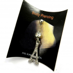 Les Tr&eacute;sors De Lily [N1689] - Body Piercing 'Tour Eiffel' blanc