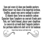 Les Tr&eacute;sors De Lily [Q4807] - Planche de stickers 'Citations' (Citation des toilettes de Maurice Sand &agrave; George Sand) - 50x70 cm juoda
