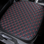 Prabangaus automobilio odinis sėdynės užvalkalas Juodas automobilio pagalvėlės užvalkalas Universalios automobilio pagalvėlės automobilių dalys 1 Pack Font Seat raudona/juoda
