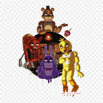 Bluzka Fnaf Allegro Penkios naktys pas Freddy seserį. Penki lygintuvai drabužiams Mar&scaron;kinėlių mai&scaron;elis &Scaron;ilumos perdavimo lipdukai Lyginamieji pleistrai
