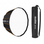 Godox Professional Parabolic Softbox 90 cm difuzoriaus Bowens laikiklis su ne&scaron;iojimo krep&scaron;iu studijai