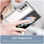Nekrentantis kietas akrilinis mobiliojo telefono dėklas, skirtas Samsung Galaxy Z Fold4 Fold 4 5g Fold3 Fold 3 Pritaikytas dangtelis, skirtas Samsung Z Fold4 for Samsung Z Fold 4 gryna