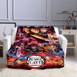 Demonų naikintojas Anime Spaudinys Polyna Laukinių diržų Bum antklodė Plok&scaron;čia, Mink&scaron;ta ir Patogi Namų Kelionė Lovos Gimtadienio Dovana 130x150cm
