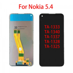 LCD ekranas Nokia 5.4 TA-1333 TA-1340 LCD ekranas jutiklinis ekranas skaitmenizatorius pilnas mazgas pakeitimas juoda