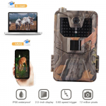 Lauko 2g MMS SMS Smtp takas laukinės gamtos kamera 20mp 1080p naktinio matymo mobiliosios medžioklės kameros Hc900m Wireless Po Trap