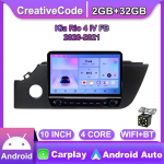 10 colių, skirtas Kia Rio 4 IV FB 2020-2021 su mygtuku rankenėle, automobilinis radijas Multimedija Carplay 2D stereofoninis garsas Android vaizdo įra&scaron;as 2+32GB