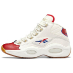 Reebok Question Mid Philadelphia 76ers Unisex Sportbačiai Balti Kreidos Spalvos Raudonas Vektorius GZ7099 40