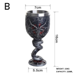 Naujas ragas alaus bokalas plieno derva 3D Tankard kavos alaus bokalas gėrimų puodelis Gothic Wicca kūrybingas vyras berniukui draugo dovana