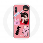 Coque pour Xiaomi Redmi Note 5 AI Dual Camera BTS Bangtan Gar&ccedil;on BT21 Cooky Jungkook ARMY
