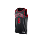 Jordan NBA Kvėpuojantis Krep&scaron;inio Topas Gerbėjų Leidimas 22-23 Chicago Bulls LaVine Nr. 8 Vyri&scaron;ki vir&scaron;utiniai drabužiai Juodi DO9521-012 XL
