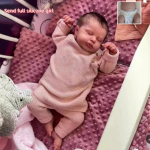 Gyvenimą primenančios, jau baigtos atgimusios lėlės LouLou miegančios 19'' 49 cm Realisti&scaron;ki naujagimio naujagimio lėlės žaislai mažiems vaikams Dovanos 3D dažytos odos audinio korpusas full silicone girl