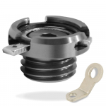 Motociklo aliuminio M20*2.5 variklio alyvos filtro dangtelis skirtas Yamaha T-MAX 500 530 2008-2017 2016 2015 2014 2013 2012 TMAX 500 juoda