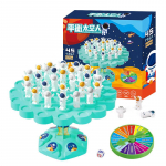 Spaceman Balance Tree žaislas vaikams mokomasis Montessori matematikos žaislai Balansavimo lenta Tėvų ir vaikų bendravimo stalo žaidimai mėlyna