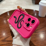 N71 Black Gold Snake Soft Angel Eyes telefono dėklai, skirti iPhone 15 14 12 11 Pro Max 13 mini 7 8 6S Plus XS Max XR SE smūgiams atsparus buferio dangtelis for iPhone 15 Pro