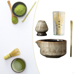 Matcha &scaron;luotelės rinkinys arbatos entuziastams mėlyna