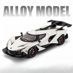 1/24 mastelio &bdquo;Apollo Automobil IE&ldquo; sportinių automobilių lydinio &bdquo;diecast&ldquo; modelio žaislinė transporto priemonė su garsu ir &scaron;viesa, traukiami atgal automobilio žaislai vaikams, dovanos