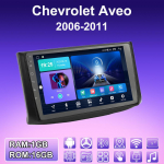 2 DIN &bdquo;Android Carplay&ldquo; automobilio radijas, skirtas &bdquo;Chevrolet Aveo 2006-2011&ldquo; daugialypės terpės grotuvo galvos blokas Stereo GPS navigacija BT WIFI 2+32GB 1+16GB