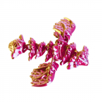 3D spausdintas drakonas 3D spausdintas &scaron;arnyrinis kristalinis drakonas žaislas suaugusiems vaikams žaislai paslaptingas drakonas One Size violetinė