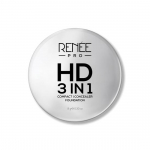 RENEE Pro HD 3-IN-1 Compact &ndash; soie, kompakti&scaron;ka pudra, maskuoklis ir makiažo pagrindas, puikiai dengia ir glotni &scaron;ilkinė apdaila, skirta visai odai su vitaminu E, C