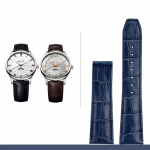 Klasikinė natūralios odos laikrodžio apyrankė skirta MAURICE LACROIX laikrodžių apyrankei Juoda Ruda Mėlyna 20mm 22mm Vyri&scaron;ka su sulankstoma sagtimi apyranke 20mm