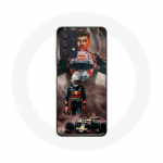 Coque Maniacase pour Samsung A32 4g verstappen &eacute;clair Formule 1 Casque F1