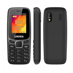 Klasikinis GSM telefonas su klaviatūra juoda