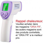 Thermom&egrave;tre Infrarouge, Sans Contact, Thermom&egrave;tre Num&eacute;rique M&eacute;dical Professionnel pour B&eacute;b&eacute;, Enfant, Adulte