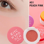 Witch Pouch Juice Moisture Mini Cushion Blusher 2 x 4g, 01. Peach Pink, 01. Peach Pink pink