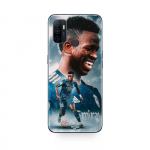 Coque Oppo A32 Vinicius JR Real Madrid Bleu Wallpaper Maniacase