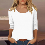 Moteri&scaron;ki mar&scaron;kinėliai su ra&scaron;tu Palaidinės Laisvalaikio didelio dydžio vir&scaron;utiniai megztiniai mar&scaron;kiniams 3/4 rankovėmis L juoda