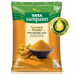 Tata Sampann Ciberžolės milteliai su natūraliais aliejais, 500g, Haldi milteliai