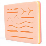 Siuvimo praktika Medicininis silikoninis 3 sluoksnių siuvimo pagalvėlė Žmogaus odos modelio mokymas